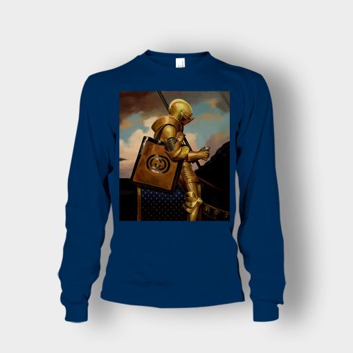 Gucci-Painting-Warrior-Inspired-Unisex-Long-Sleeve-Navy