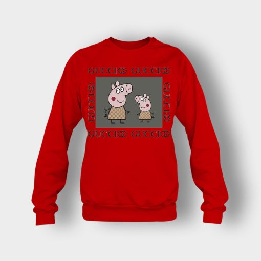 Gucci-Pig-Peppa-Pig-Crewneck-Sweatshirt-Red