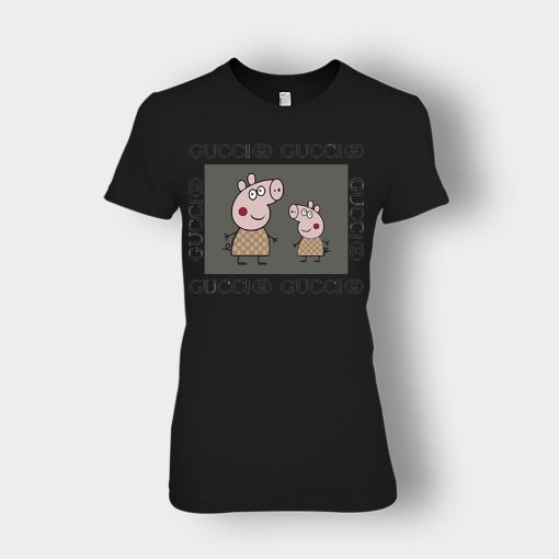 Gucci-Pig-Peppa-Pig-Ladies-T-Shirt-Black
