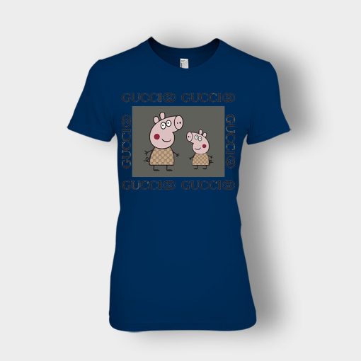 Gucci-Pig-Peppa-Pig-Ladies-T-Shirt-Navy