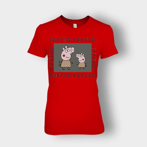 Gucci-Pig-Peppa-Pig-Ladies-T-Shirt-Red