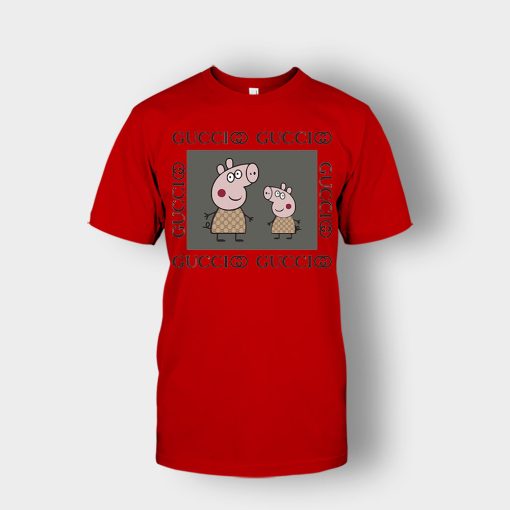 Gucci-Pig-Peppa-Pig-Unisex-T-Shirt-Red