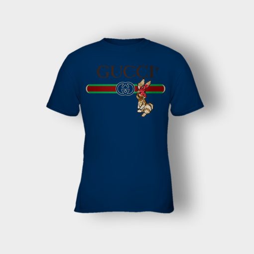 Gucci-Rabbit-Inspired-Kids-T-Shirt-Navy