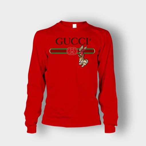 Gucci-Rabbit-Inspired-Unisex-Long-Sleeve-Red