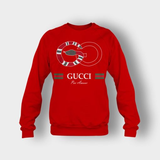 Gucci-Snake-Classical-Crewneck-Sweatshirt-Red