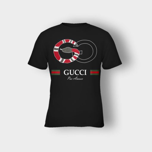 Gucci-Snake-Classical-Kids-T-Shirt-Black