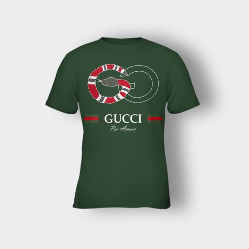 Gucci-Snake-Classical-Kids-T-Shirt-Forest