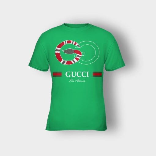 Gucci-Snake-Classical-Kids-T-Shirt-Irish-Green