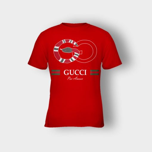 Gucci-Snake-Classical-Kids-T-Shirt-Red