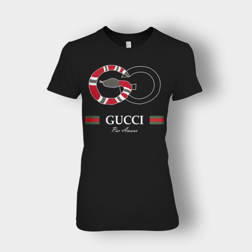 Gucci-Snake-Classical-Ladies-T-Shirt-Black