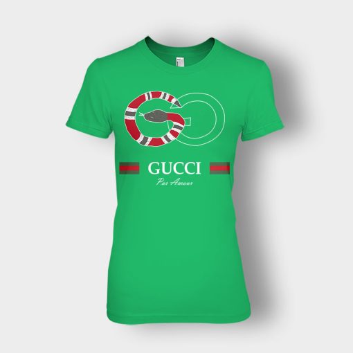 Gucci-Snake-Classical-Ladies-T-Shirt-Irish-Green