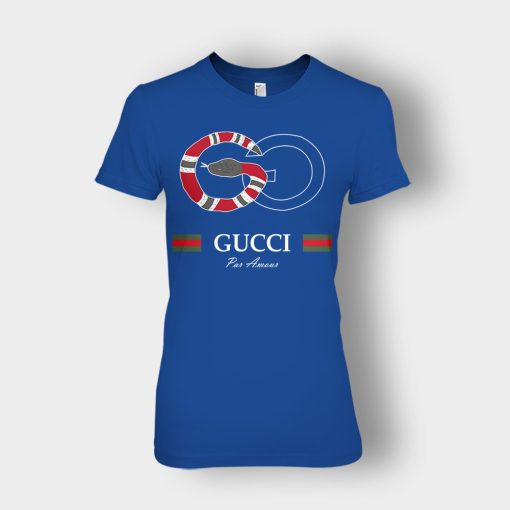 Gucci-Snake-Classical-Ladies-T-Shirt-Royal