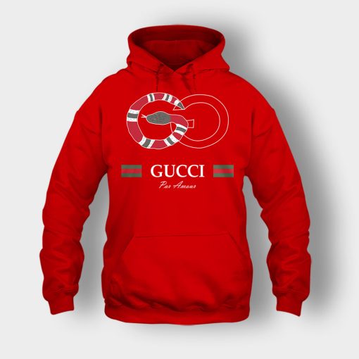 Gucci-Snake-Classical-Unisex-Hoodie-Red