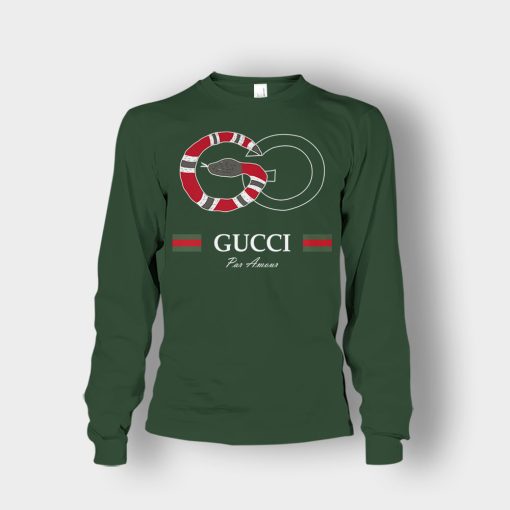 Gucci-Snake-Classical-Unisex-Long-Sleeve-Forest