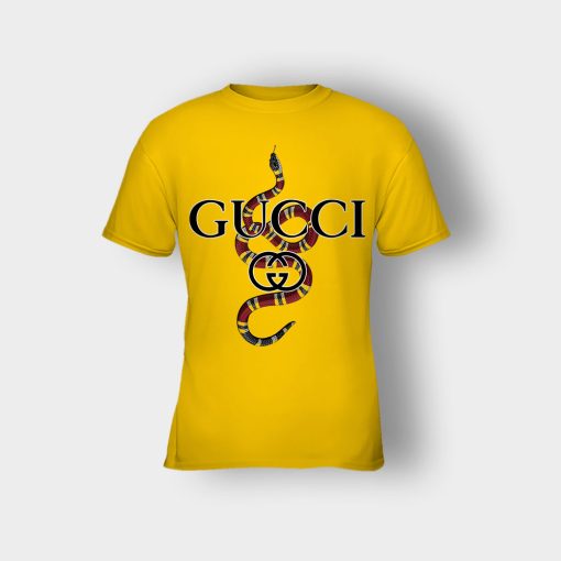 Gucci-Snake-Gang-Inspired-Kids-T-Shirt-Gold