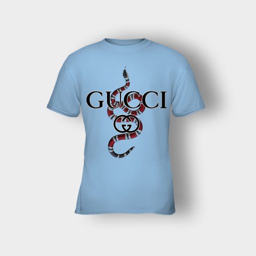 Gucci-Snake-Gang-Inspired-Kids-T-Shirt-Light-Blue