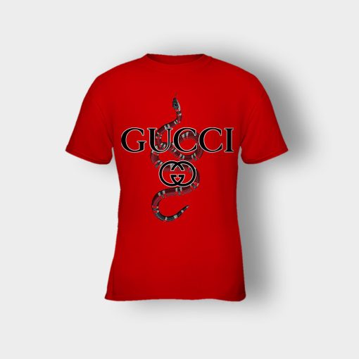 Gucci-Snake-Gang-Inspired-Kids-T-Shirt-Red