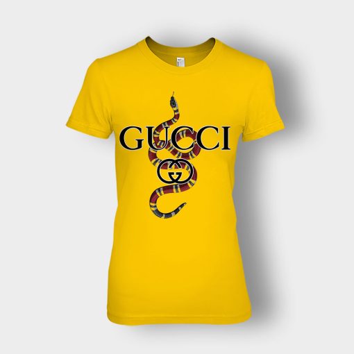 Gucci-Snake-Gang-Inspired-Ladies-T-Shirt-Gold