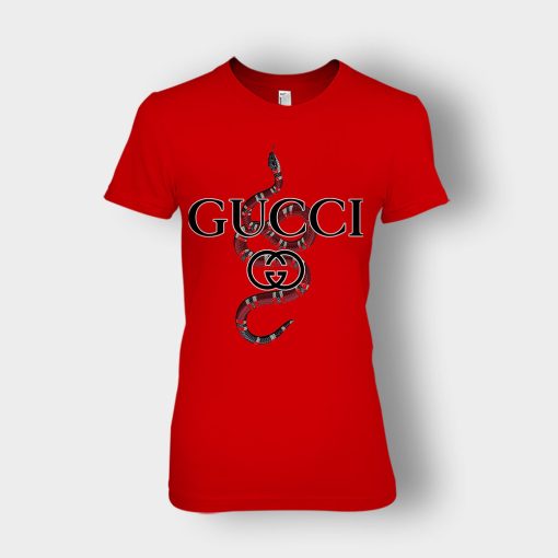 Gucci-Snake-Gang-Inspired-Ladies-T-Shirt-Red