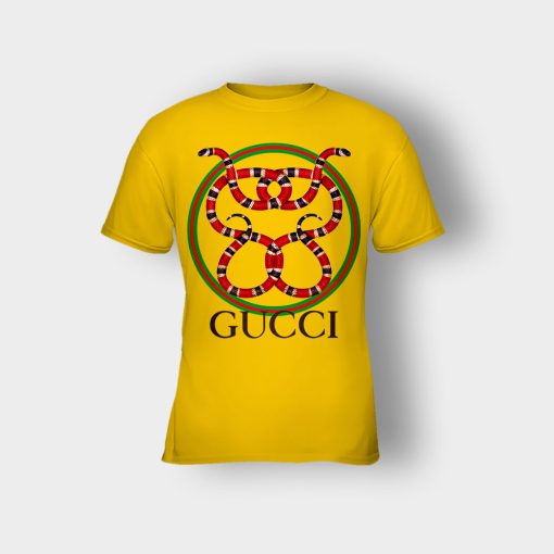 Gucci-Snakes-Cotton-Inspired-Kids-T-Shirt-Gold