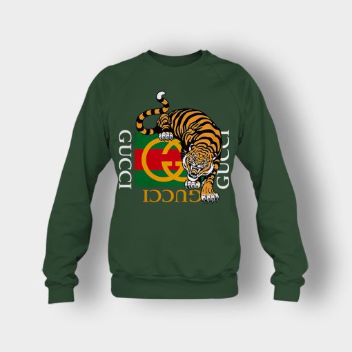 Gucci-Tiger-Gang-Kawaii-Champion-Crewneck-Sweatshirt-Forest