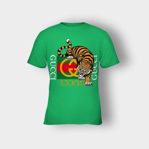 Gucci-Tiger-Gang-Kawaii-Champion-Kids-T-Shirt-Irish-Green