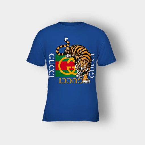 Gucci-Tiger-Gang-Kawaii-Champion-Kids-T-Shirt-Royal