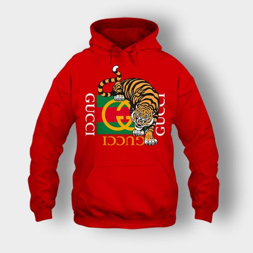 Gucci-Tiger-Gang-Kawaii-Champion-Unisex-Hoodie-Red