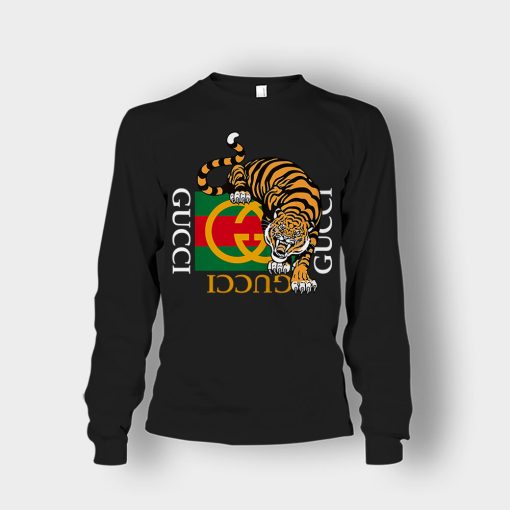 Gucci-Tiger-Gang-Kawaii-Champion-Unisex-Long-Sleeve-Black