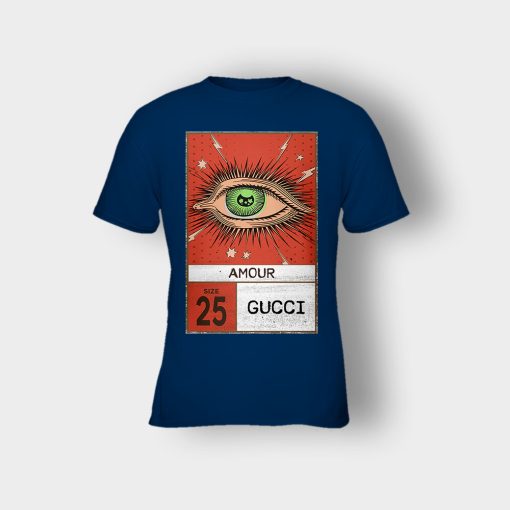 Gucci-Vintage-25-Birthday-Kids-T-Shirt-Navy