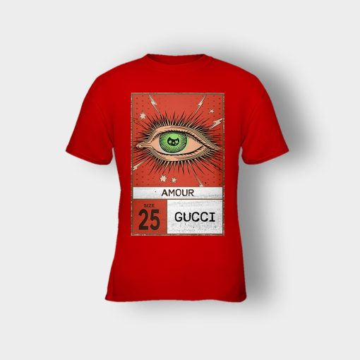 Gucci-Vintage-25-Birthday-Kids-T-Shirt-Red