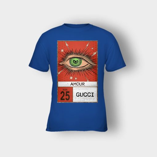 Gucci-Vintage-25-Birthday-Kids-T-Shirt-Royal