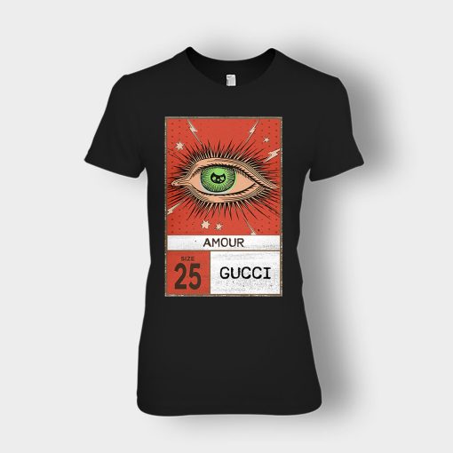 Gucci-Vintage-25-Birthday-Ladies-T-Shirt-Black