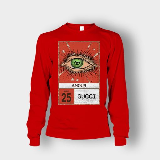 Gucci-Vintage-25-Birthday-Unisex-Long-Sleeve-Red