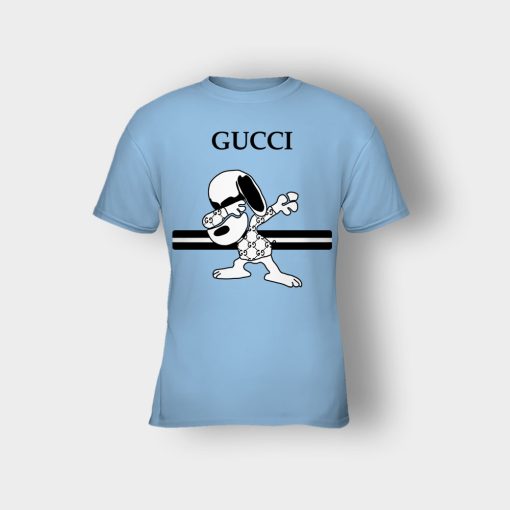 Gucci-Vintage-Inspired-Snoopy-Kids-T-Shirt-Light-Blue