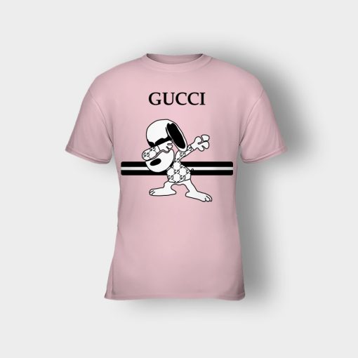 Gucci-Vintage-Inspired-Snoopy-Kids-T-Shirt-Light-Pink