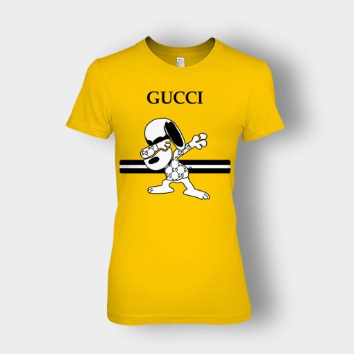 Gucci-Vintage-Inspired-Snoopy-Ladies-T-Shirt-Gold