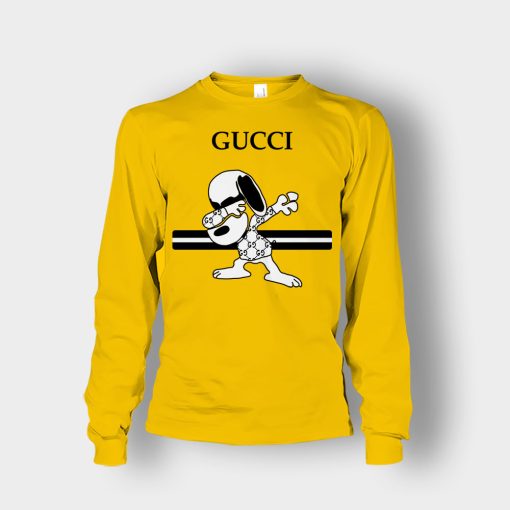 Gucci-Vintage-Inspired-Snoopy-Unisex-Long-Sleeve-Gold