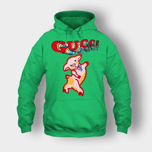 Gucci-With-Piglet-Inspired-Unisex-Hoodie-Irish-Green