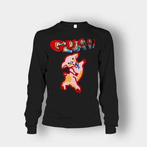 Gucci-With-Piglet-Inspired-Unisex-Long-Sleeve-Black
