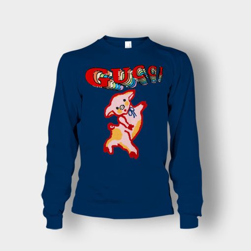 Gucci-With-Piglet-Inspired-Unisex-Long-Sleeve-Navy