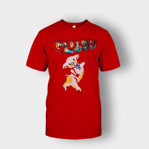 Gucci-With-Piglet-Inspired-Unisex-T-Shirt-Red