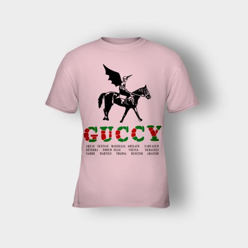 Gucci-With-Winged-Jockey-Inspired-Kids-T-Shirt-Light-Pink