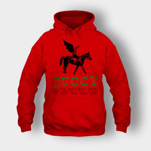 Gucci-With-Winged-Jockey-Inspired-Unisex-Hoodie-Red