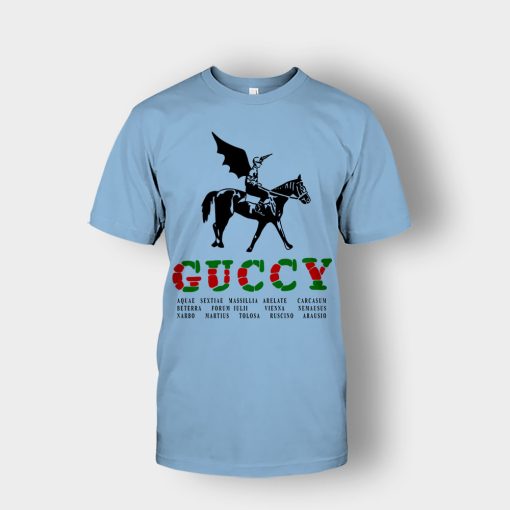 Gucci-With-Winged-Jockey-Inspired-Unisex-T-Shirt-Light-Blue