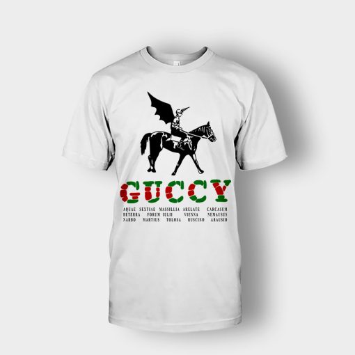 Gucci-With-Winged-Jockey-Inspired-Unisex-T-Shirt-White