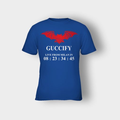 Guccify-Live-From-Milan-Inspired-Kids-T-Shirt-Royal