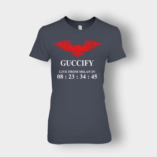Guccify-Live-From-Milan-Inspired-Ladies-T-Shirt-Dark-Heather