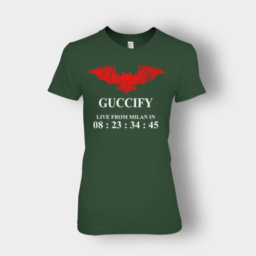 Guccify-Live-From-Milan-Inspired-Ladies-T-Shirt-Forest