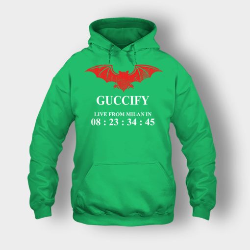 Guccify-Live-From-Milan-Inspired-Unisex-Hoodie-Irish-Green
